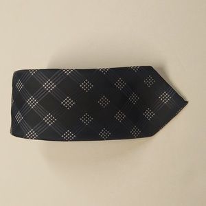 ALFANI BLACK/SILVER NECKTIE